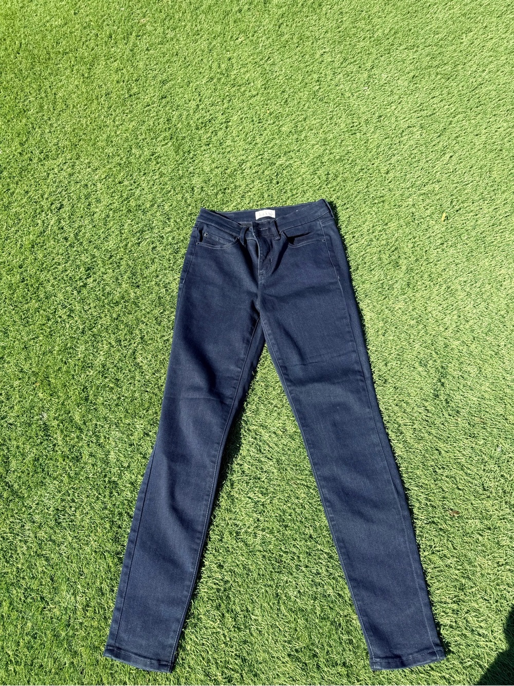 Women’s Dark Navy Skinny Jeans — Stretch Slim Fit